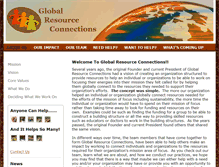 Tablet Screenshot of connectglobalresources.org